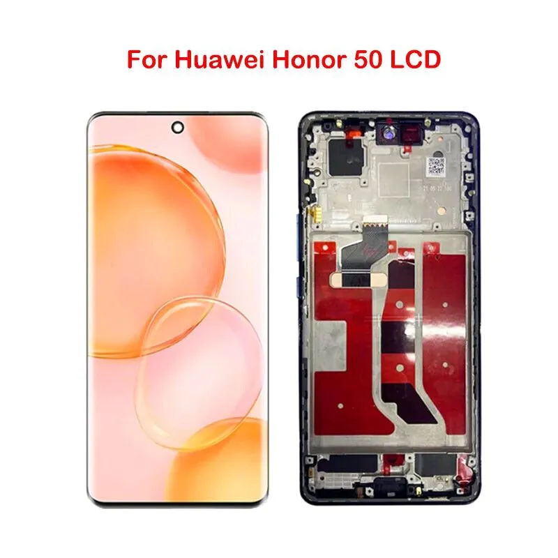 Honor 50 LCD в полной сборке с рамкой 2