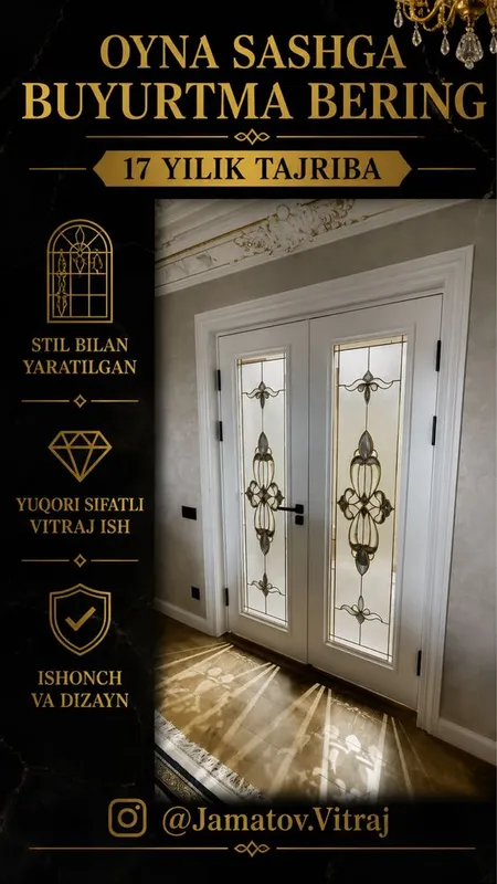Vitraj oynalr | Eshikga gulik oynalar yasaymiz | 4 Vitraj oynalr | Eshikga gulik oynalar yasaymiz | 4