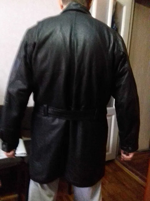 Куртка кожаная мужская — фото 1