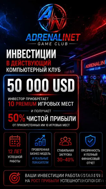 Инвестиции в действующий компьютерный клуб. 1 Инвестиции в действующий компьютерный клуб. 1