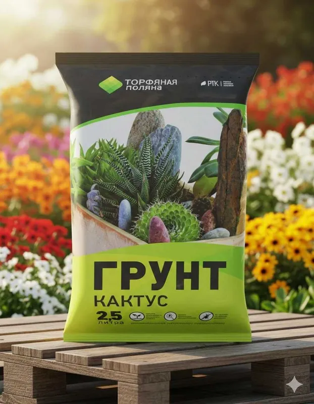 Грунт для Кактусов 2,5L Грунт для Кактусов 2,5L