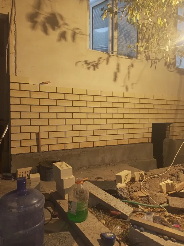 КладкаБалконаГиштКирпичБлокФасадПодрашивкаОблицовчныйСтяшкаДемантажУст — фото 3