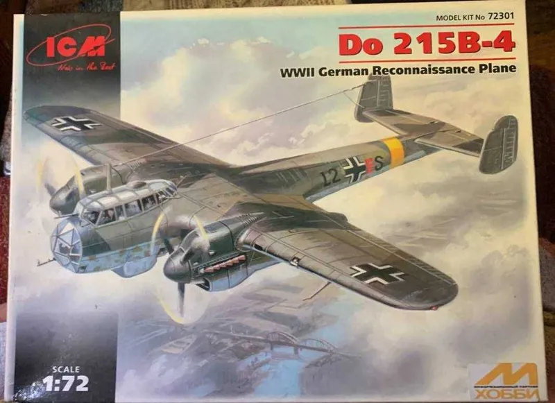 Сборная модель самолета Dornier Do 215 (ICM, 1:72) 1