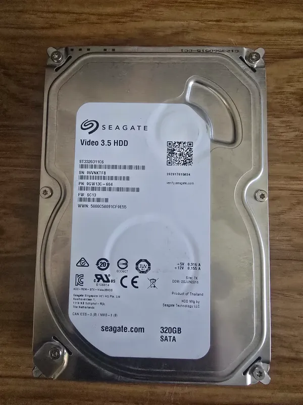 HDD 320GB HDD 320GB
