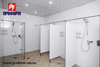 Душевые кабины и перегородки