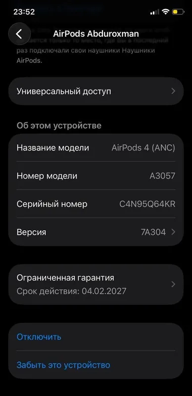 Airpods 4 ANC. Xolati yangi original 8 Airpods 4 ANC. Xolati yangi original 8