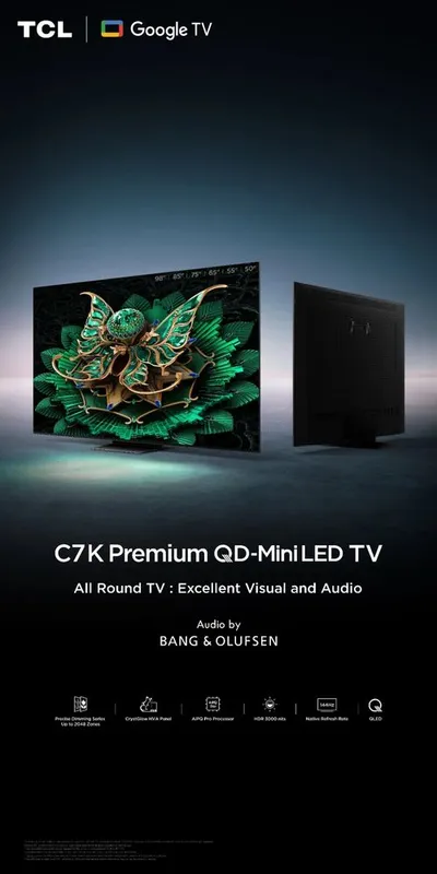 Телевизор TCL 55 C7K Premium QD MiniLED 144hz 2025 новый