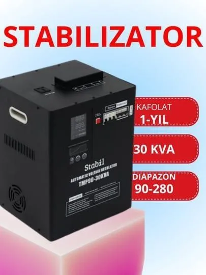 Stabilizator стабилизатор stabilzatr tmp 30-kva 90v-280v — фото 1