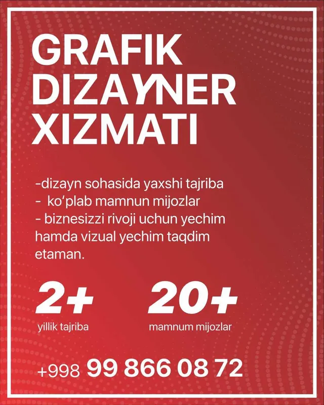 Grafik Dizayner | СММ, Баннер, Реклама, Печать|