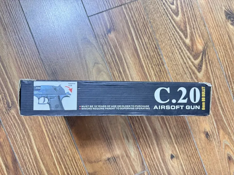 Игрушечный металлический пистолет Airsoft Gun C.20 2