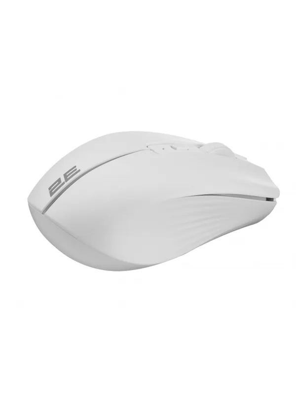 Беспроводная мышка 2E MF270 (бесшумный клик, встроенный аккумулятор), белая — фото 1