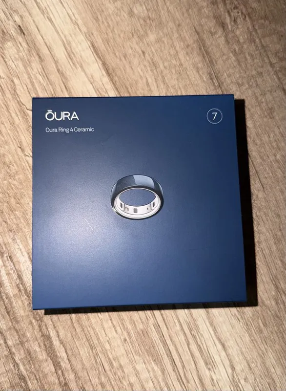 Oura ring 4 Ceramic Midnight 7 размер 1