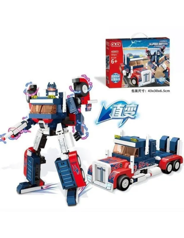 Optimus Praym 2 in 1, 505 detalli konstruktor 2 Optimus Praym 2 in 1, 505 detalli konstruktor 2