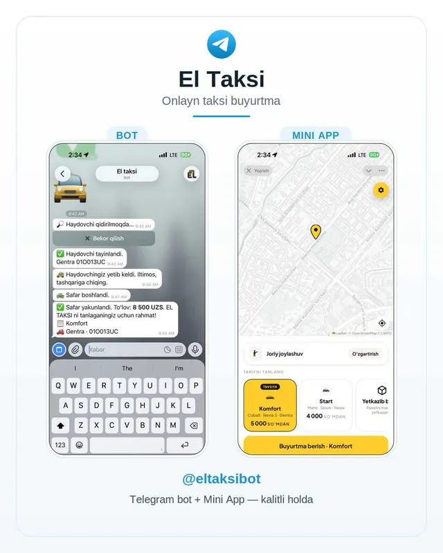 Telegram bot va Mini ilova 2