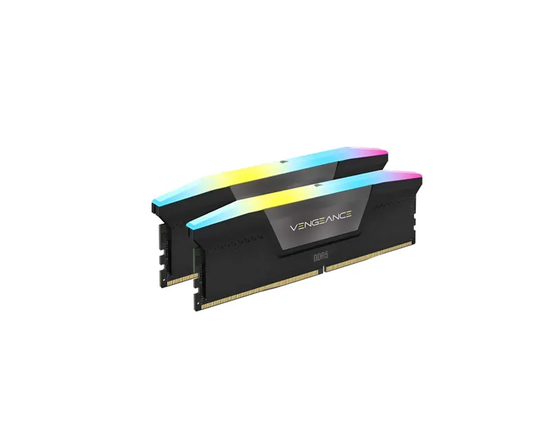 { Corsair Vengeance DDR5 32GB (2x16GB) RGB 6400MHz CL36 PC Memory 1