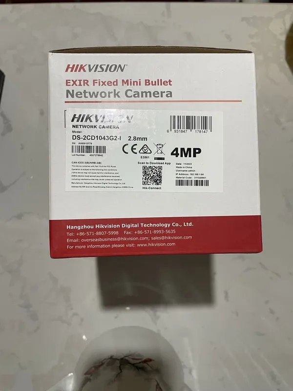 Hikvision DS-2CD1043G2-I — фото 1
