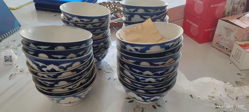 Пиалы с хлопковым рисунком 2 Пиалы с хлопковым рисунком 2