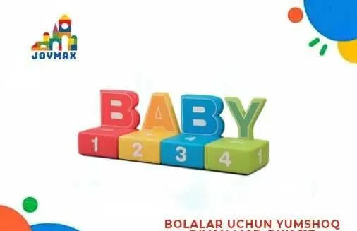 Bolalar uchun yumshoq divan harfli BABY - MGD-BUK-117 1