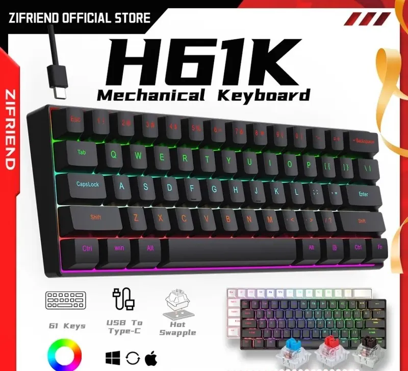 Mexanichiskiy Klaviatora H61k rgb 1 Mexanichiskiy Klaviatora H61k rgb 1