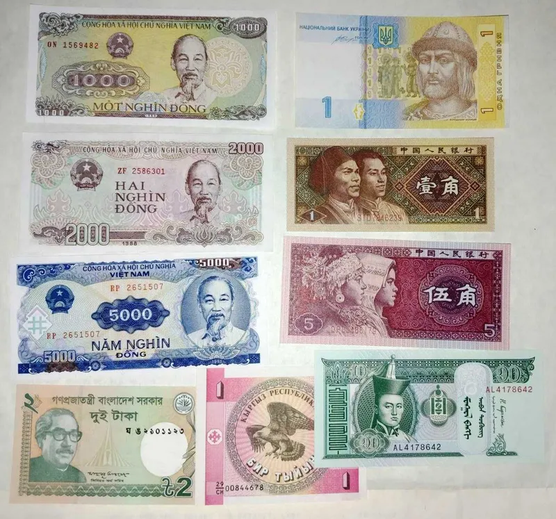 Продам банкноты разных стран, состояние UNC — фото 2