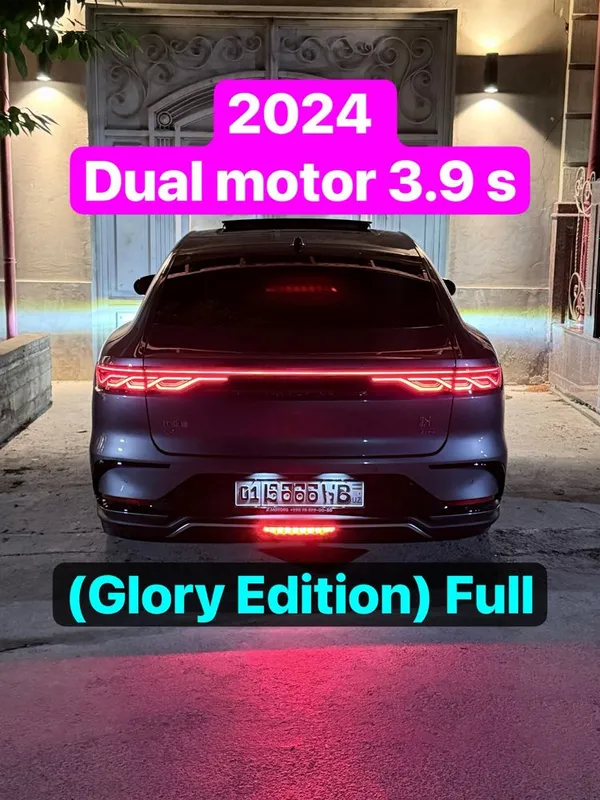 Byd han dual motor 3.9s Glory Edition. Eng fuli bu. 2024 yil tozza