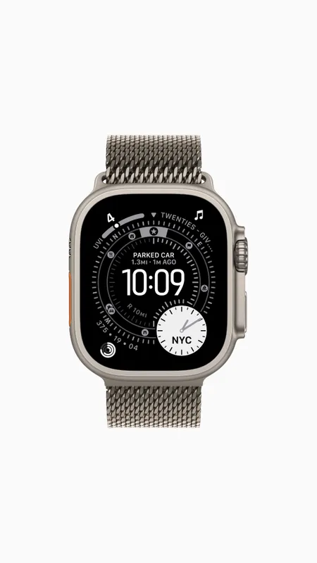 Apple Watch Ultra 3 Natural / Titanium Milanese 2