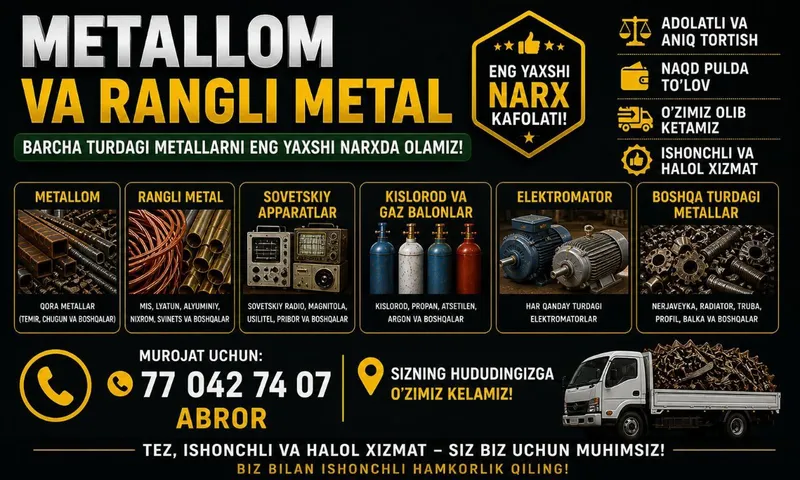Metalom.olish xizmati