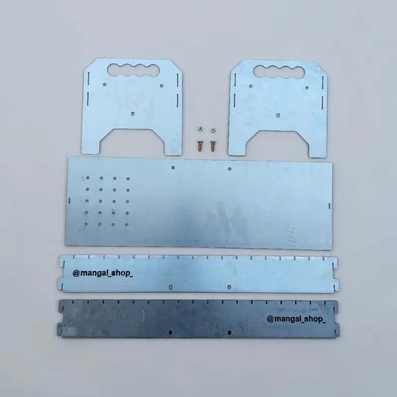 Qora metaldan yeg'iladigan mangal 20×60×8 — фото 5