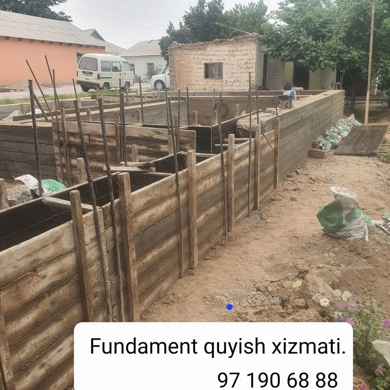 Qulay narx va sifat! beton quyish,styashka g'isht terish xizmatlari — фото 1