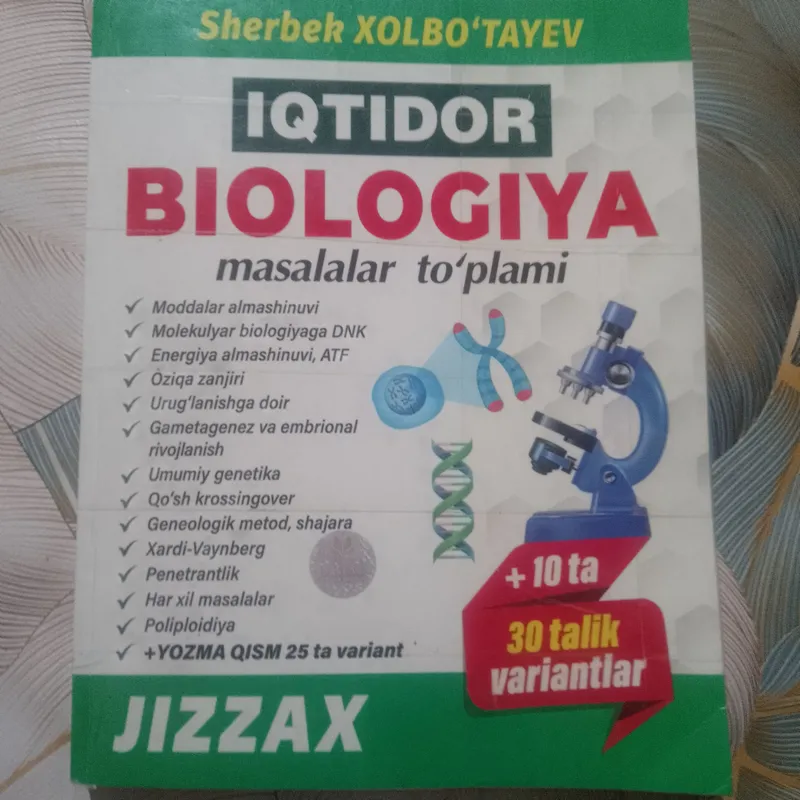 biologiya kitob