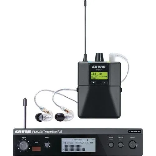Система персонального мониторинга SHURE PSM300, P3RA, SE215