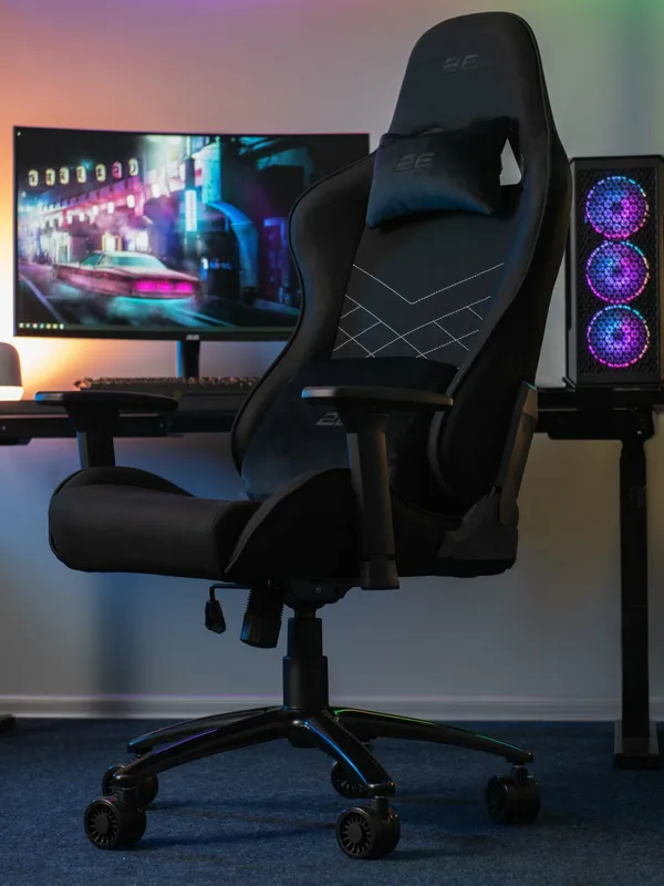 Компьютерное игровое кресло 2E Gaming Bushido II (2E-GC-BUS-GR) Компьютерное игровое кресло 2E Gaming Bushido II (2E-GC-BUS-GR)