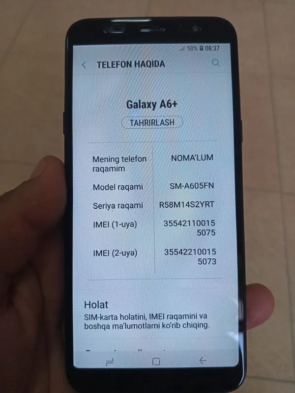 samsung a6+ ishonchli 1