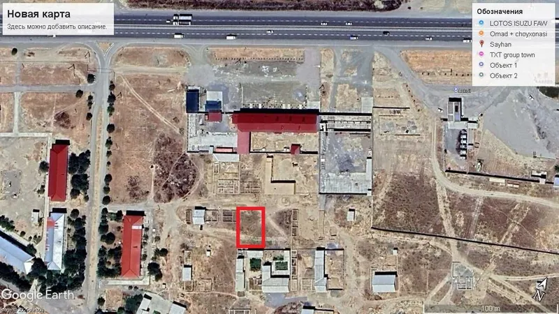 Sayhan city ro'parasida 6 sotix yer sotiladi