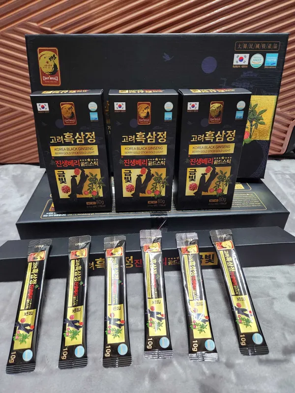 Korea Black Jenshen Berry Gold Stick Gold Light — фото 3