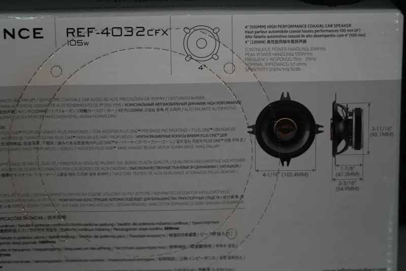Автоколонки Infinity Reference REF-4032cfx новые 4 Автоколонки Infinity Reference REF-4032cfx новые 4