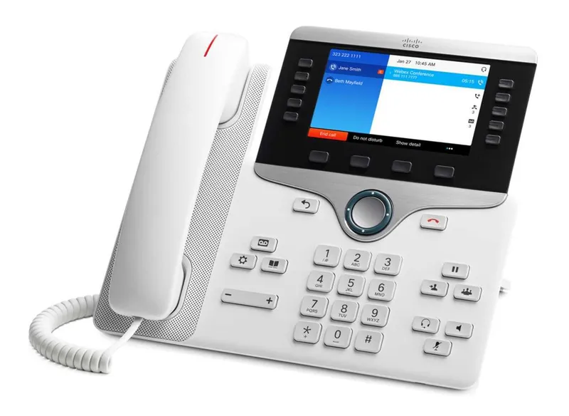 NEW. Телефон Cisco 8861, 5″ LCD, PoE, Белый CP-8861-W-K9 1