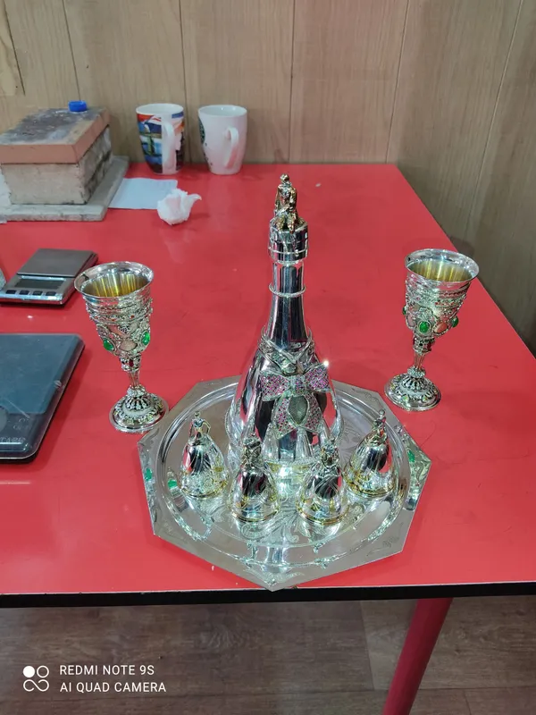 Лимитированая посуда из чистого серебра (серебро)