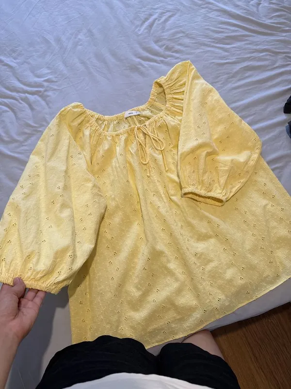 Жёлтая Блузка «Mango» 2