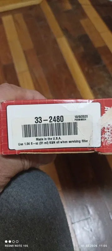 Фильтр многоразового использования K&N 33-2480 на Mazda — фото 1