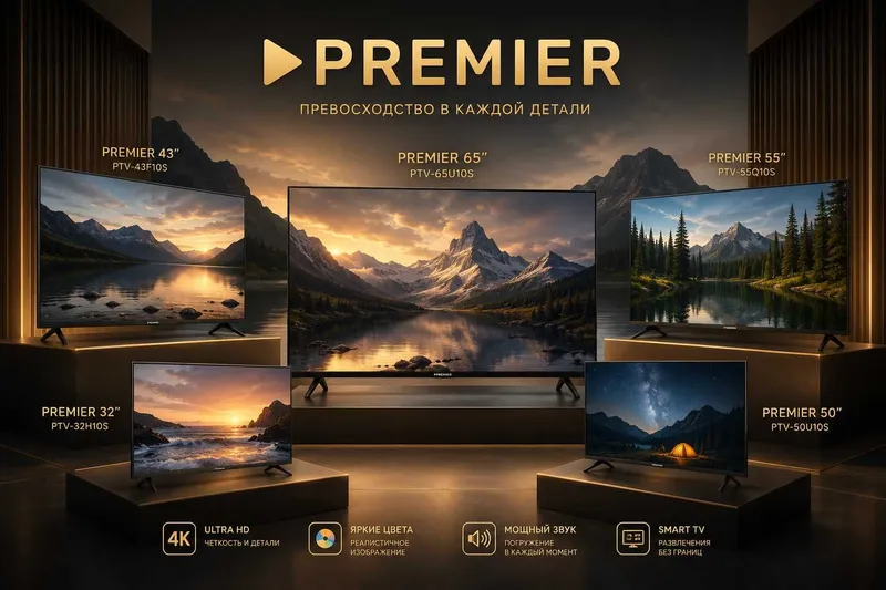 Televizor Premier smart 32-100 QLED MiniLED OLED 120-144Hz