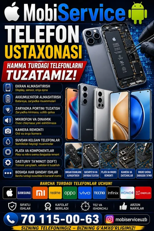Telefonlarni ta’mirlash 1 Telefonlarni ta’mirlash 1