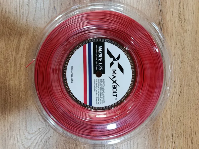 Maxbolt Maxbite 1.25 — струна для тенниса, 200м — фото 3