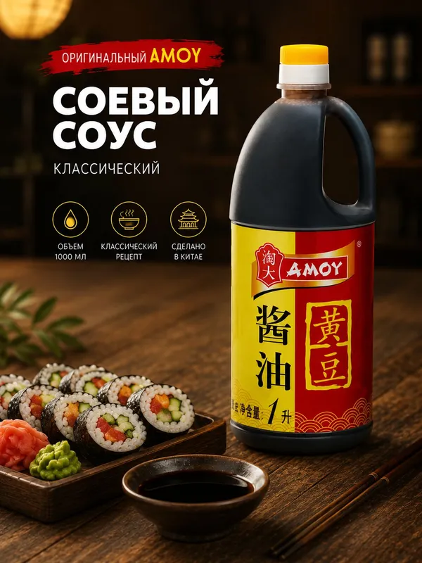 AMOY soya sousi, original, import, 1000 ml 2 AMOY soya sousi, original, import, 1000 ml 2