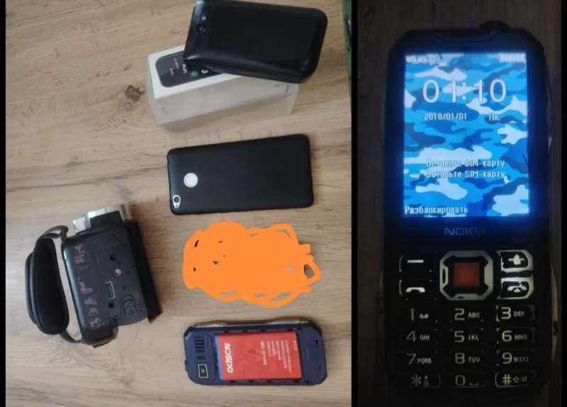 telefonlar va kamera