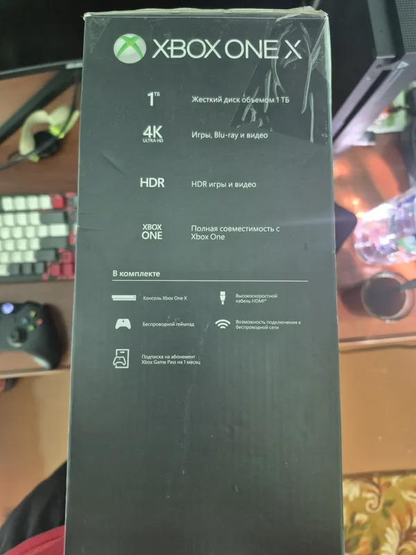 Xbox one x 4k 1tb