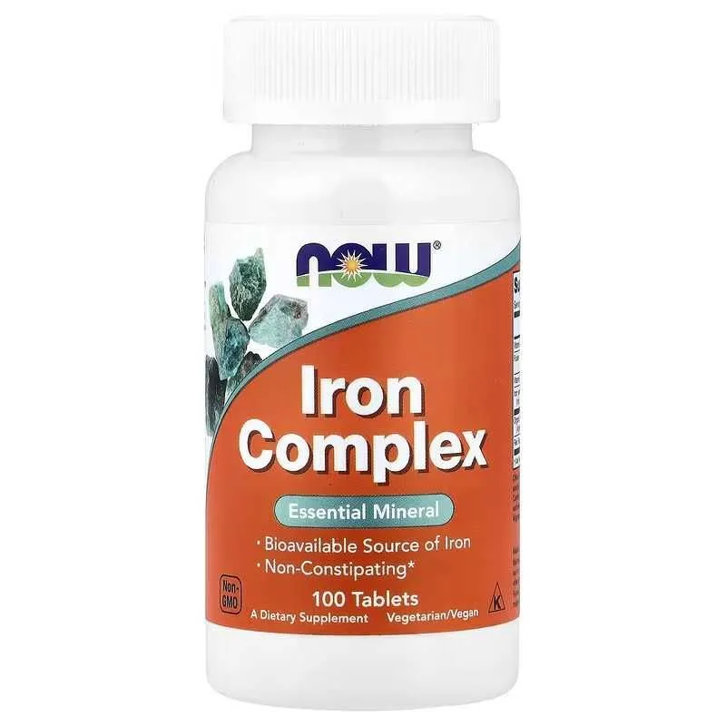 NOW Foods Iron Complex Комплекс железа temir — фото 1