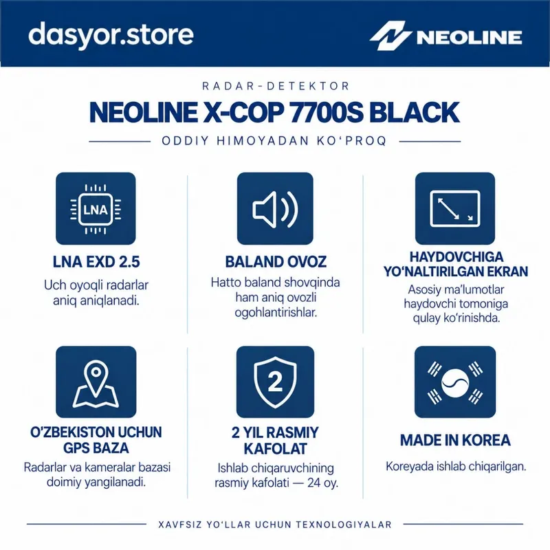 Neoline X-COP 7700S Black | радар-детектор | антирадар 2 Neoline X-COP 7700S Black | радар-детектор | антирадар 2