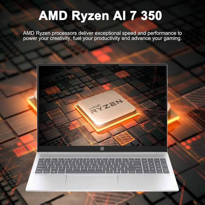 HP OmniBook 5 16 WUXGA AMD Ryzen AI 7 350, 16 ГБ LPDDR5, 512 ГБ — фото 1