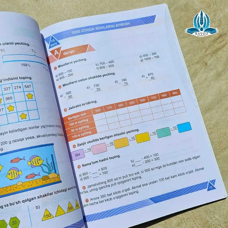 Matematikani oson o'rganing 2-sinflar uchun. 3 Matematikani oson o'rganing 2-sinflar uchun. 3